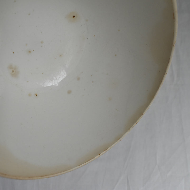 Vintage Digoin & Sarreguemines Café au Lait Bowl - White