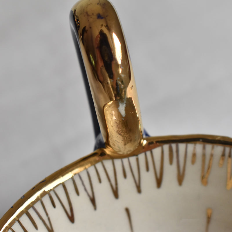 ア.ドラサンヴァル A.Dressinval コーヒーカップ＆ソーサー ダークブルー H