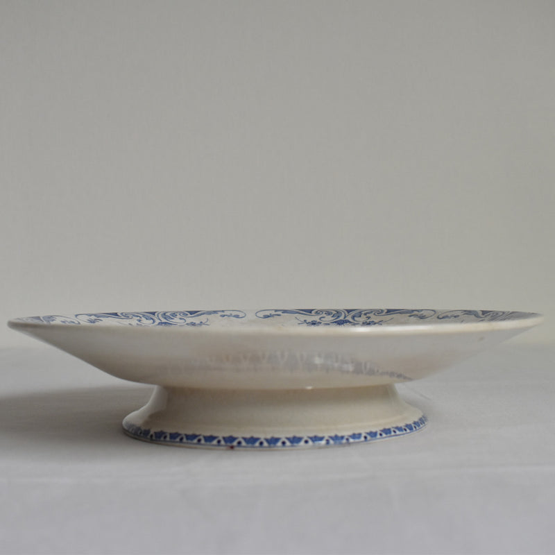 Antique Footed Plate - Lunéville Sans Gêne