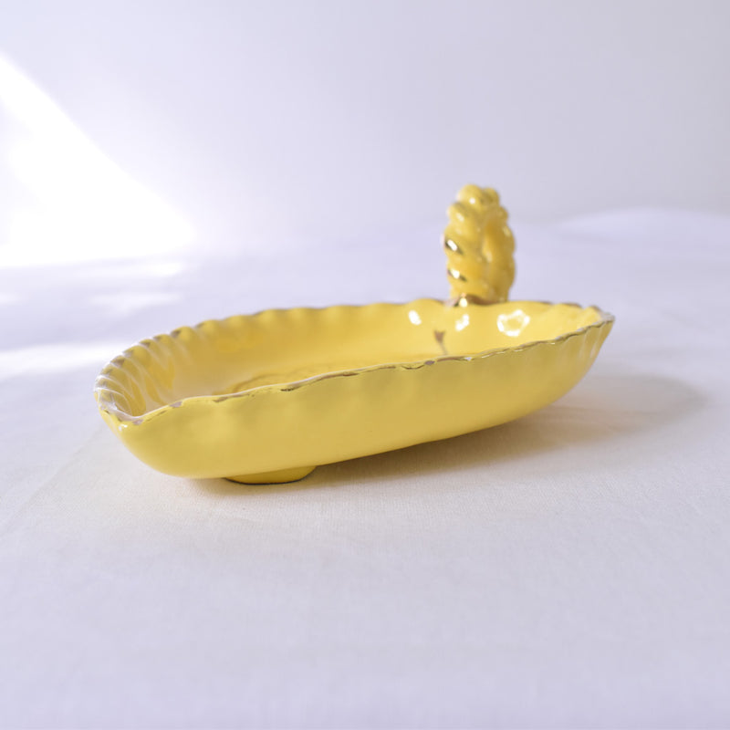 ア.ドラサンヴァル A.Dressinval スモールリーフプレート イェロー A