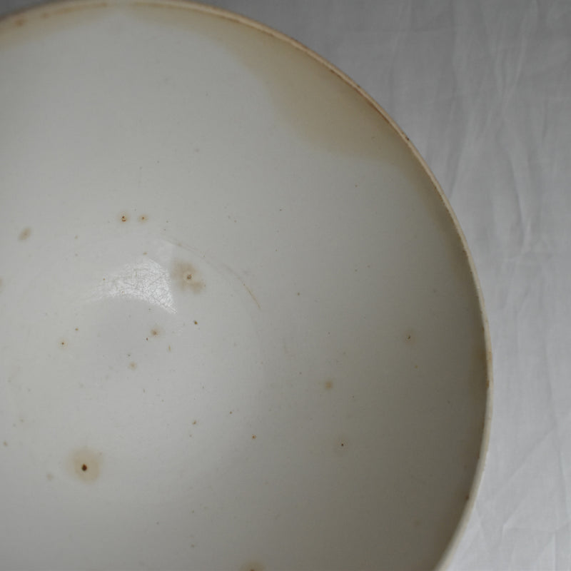 Vintage Digoin & Sarreguemines Café au Lait Bowl - White