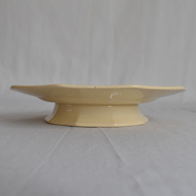 Antique Plate with Pedestal Mullanderoux