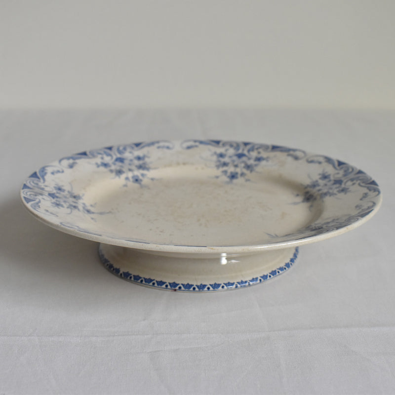 Antique Footed Plate - Lunéville Sans Gêne