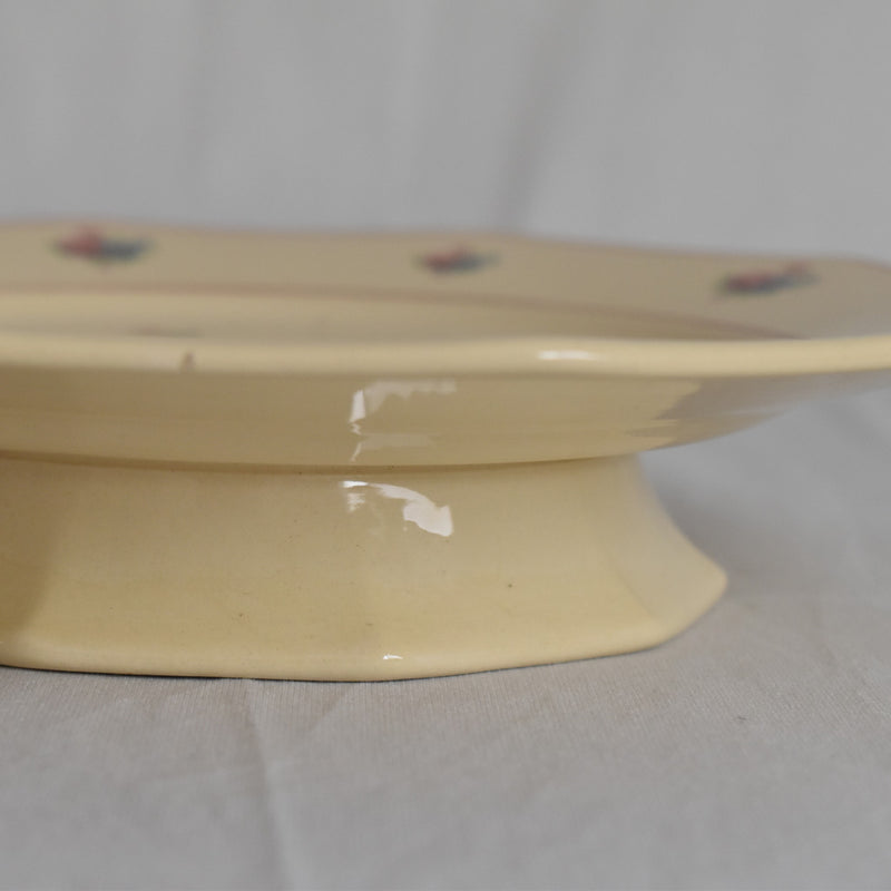Antique Plate with Pedestal Mullanderoux