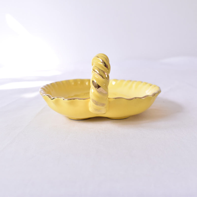 ア.ドラサンヴァル A.Dressinval スモールリーフプレート イェロー A