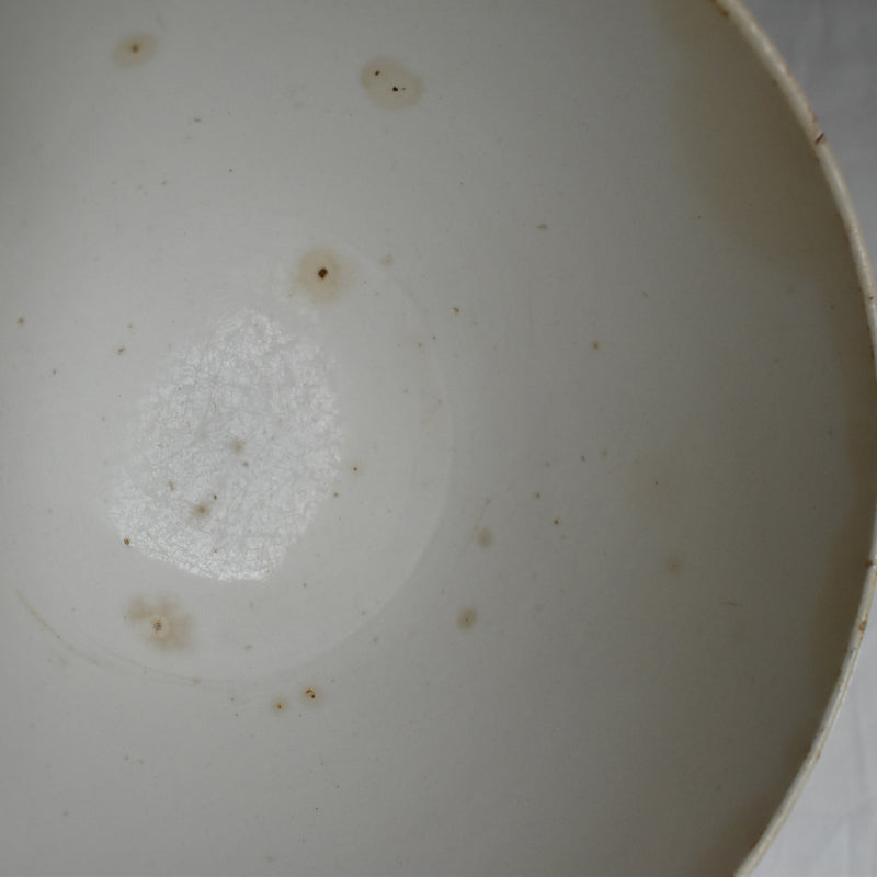 Vintage Digoin & Sarreguemines Café au Lait Bowl - White