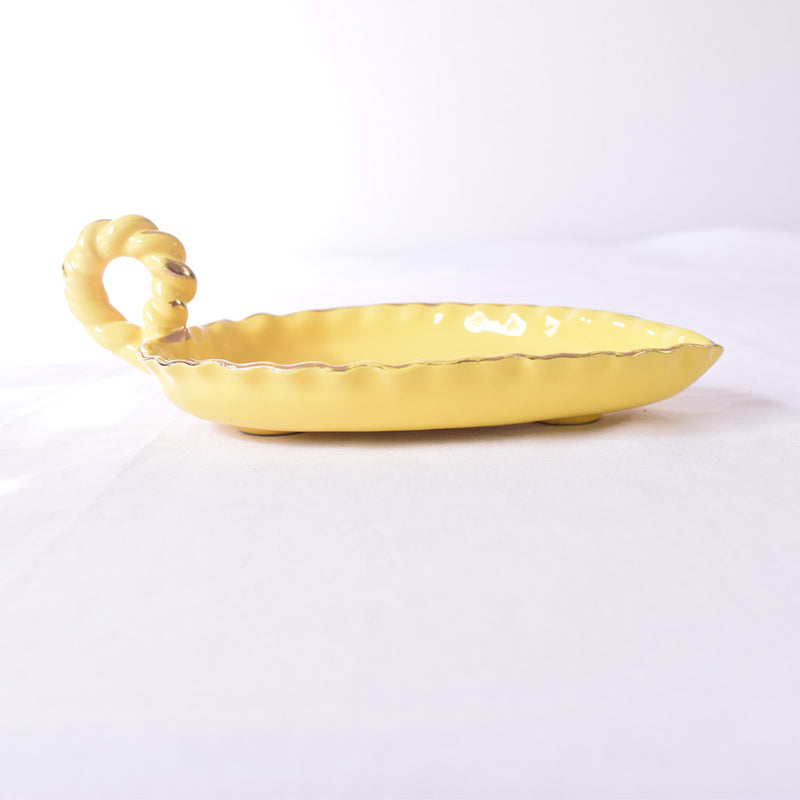 ア.ドラサンヴァル A.Dressinval スモールリーフプレート イェロー A