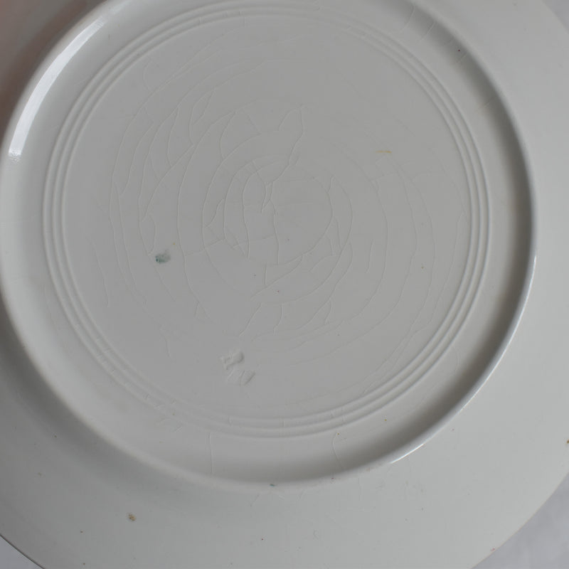 Antique Plate K&G Lunéville Platane R
