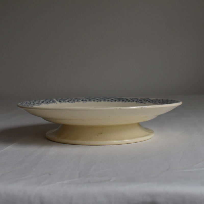 Antique Footed Plate, Longchamp André