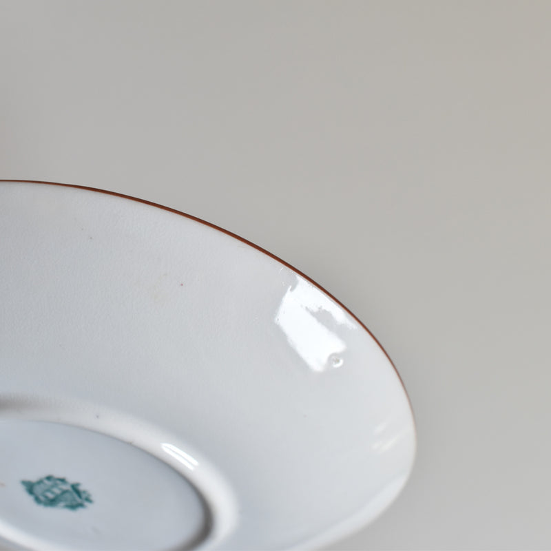 Antique Cup & Saucer: Sarreguemines, Minton 252 D