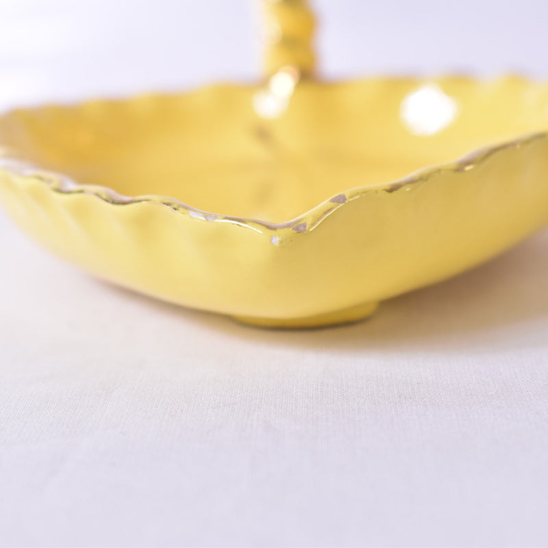 ア.ドラサンヴァル A.Dressinval スモールリーフプレート イェロー A