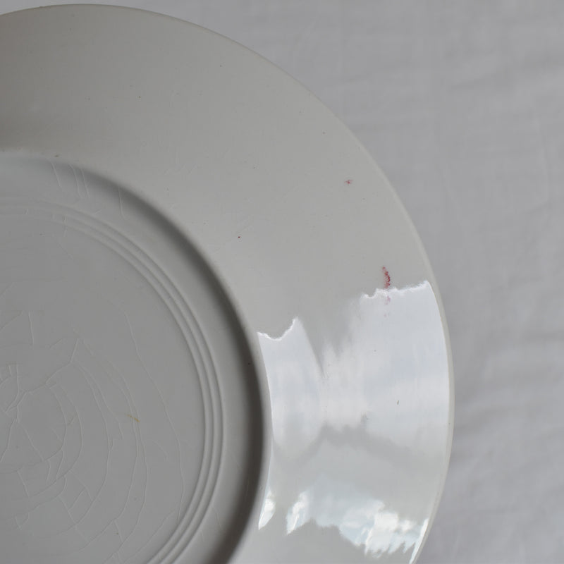 Antique Plate K&G Lunéville Platane R