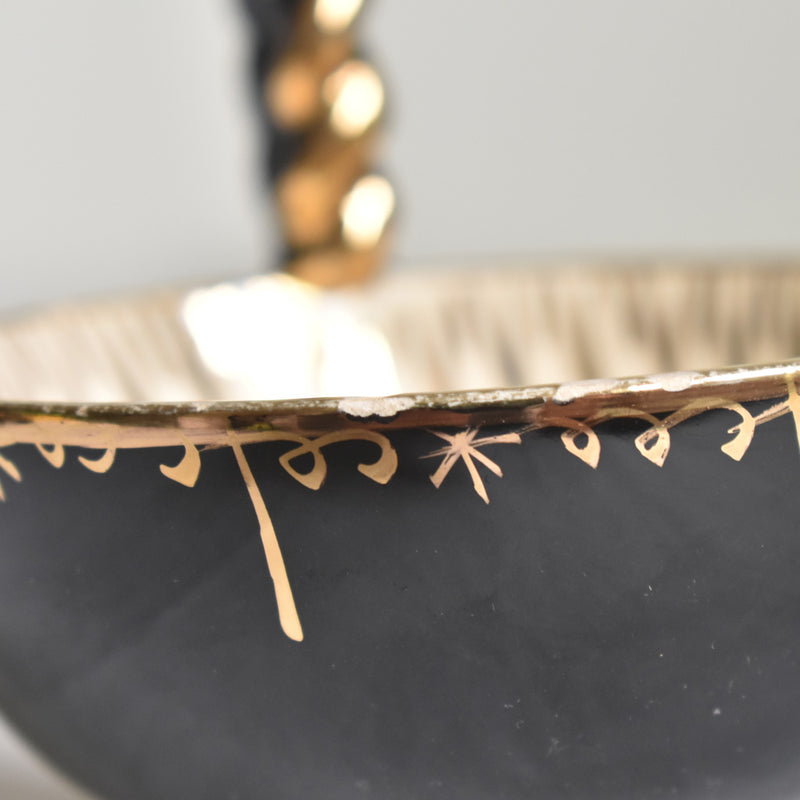 ア.ドラサンヴァル A.Dressinval コーヒーカップ＆ソーサー ブラック B