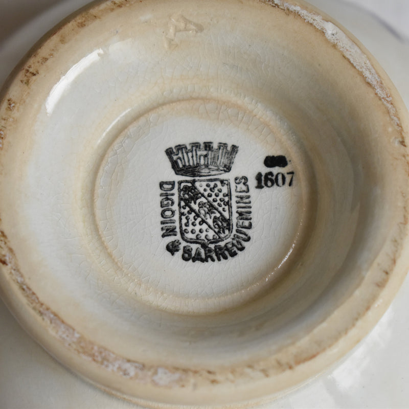 Vintage Cafe au Lait Bowl Digoin & Sarreguemines 1607