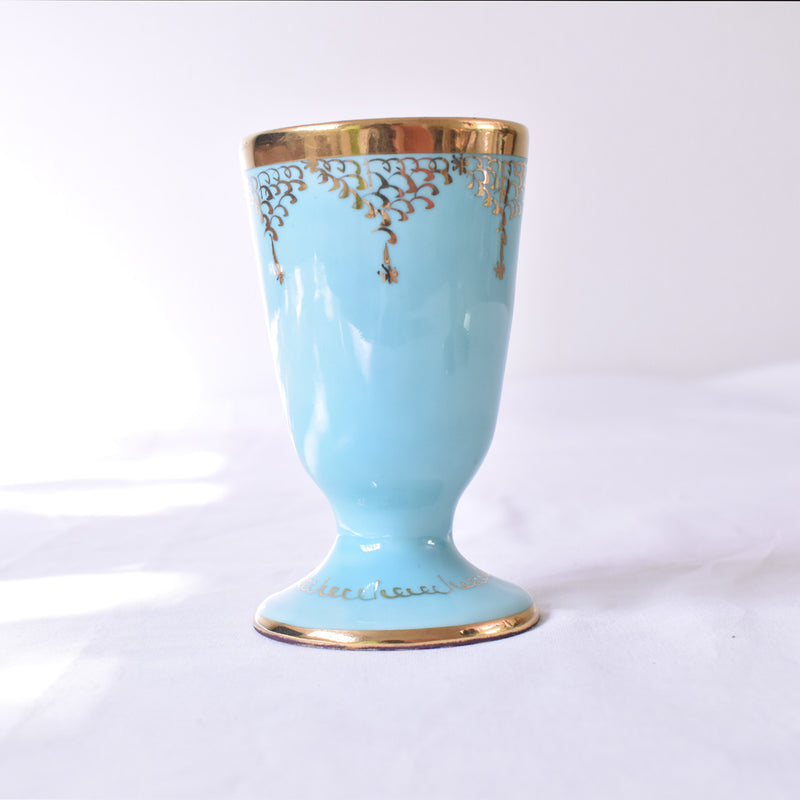 ドラサンヴァル  ヴィンテージ　タンブラー　ライトブルー　