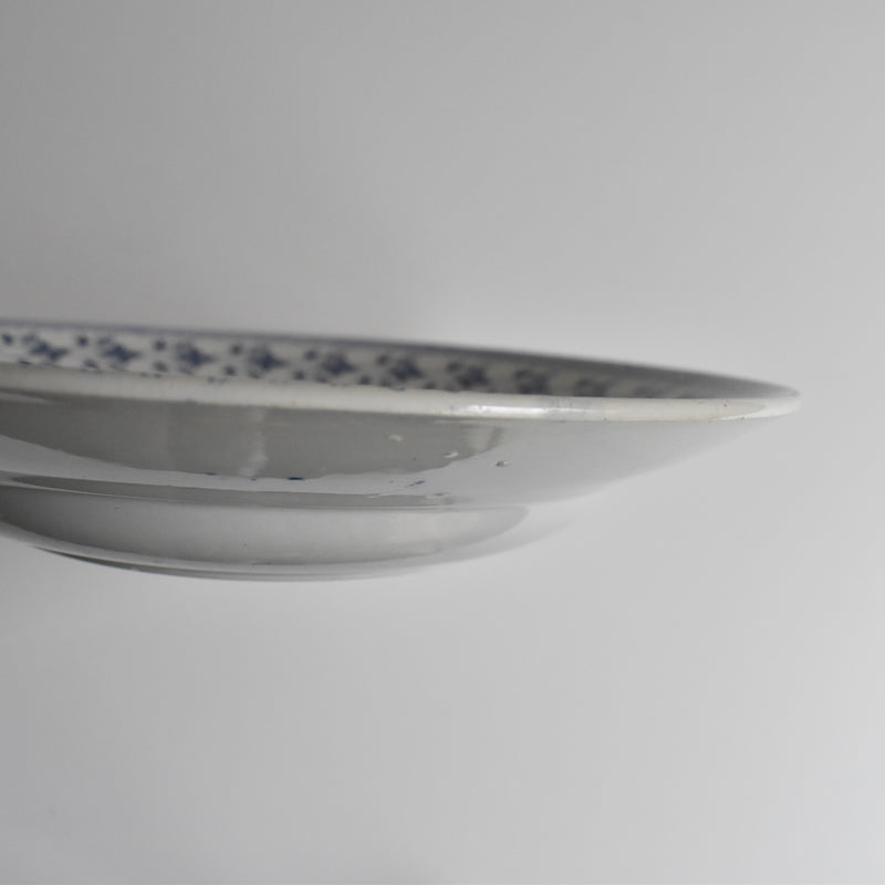 Vintage Deep Plate Moulin des Loups Bleuets F