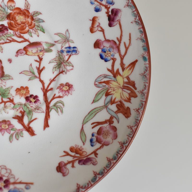 Antique Cup & Saucer: Sarreguemines, Minton 252 D