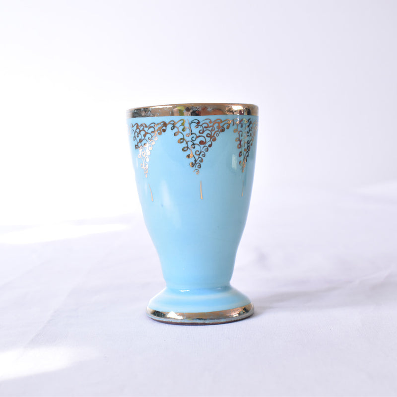 ドラサンヴァル  ヴィンテージ　タンブラー　ライトブルー　