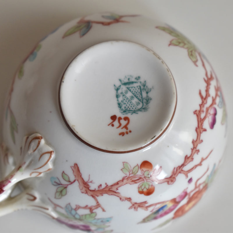 Antique Cup & Saucer: Sarreguemines, Minton 252 D