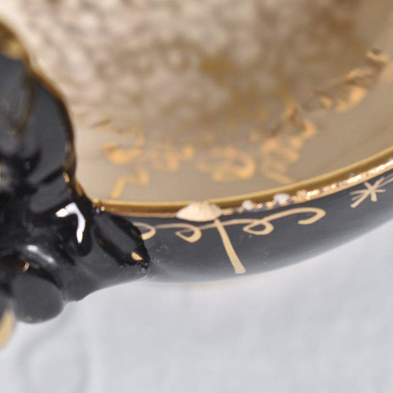 ア.ドラサンヴァル A.Dressinval コーヒーカップ＆ソーサー ブラック C