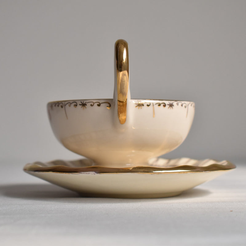Zika Coffee Cup & Saucer, White