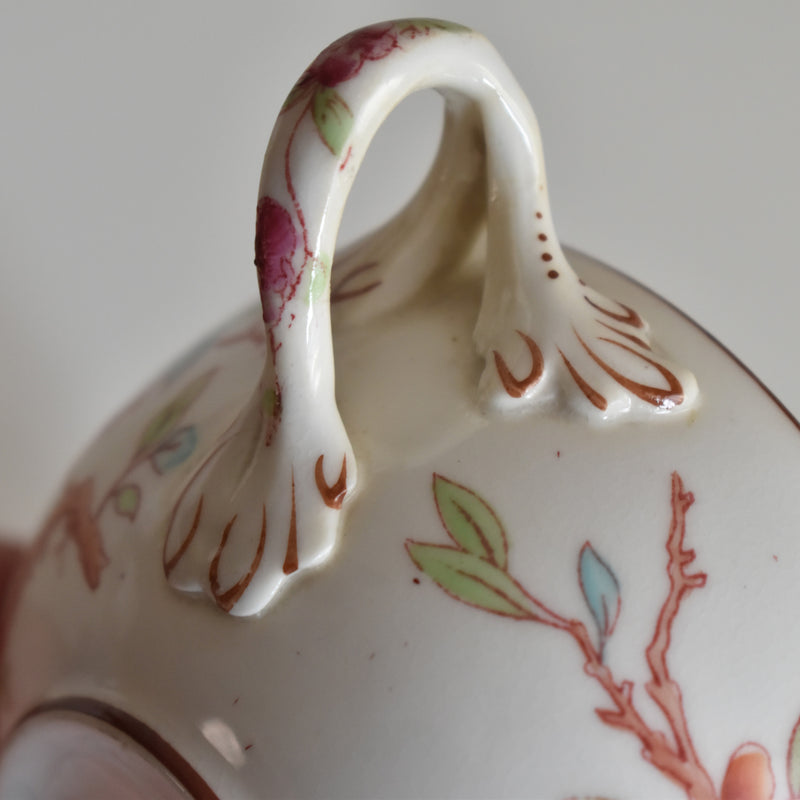 Antique Cup & Saucer: Sarreguemines, Minton 252 D