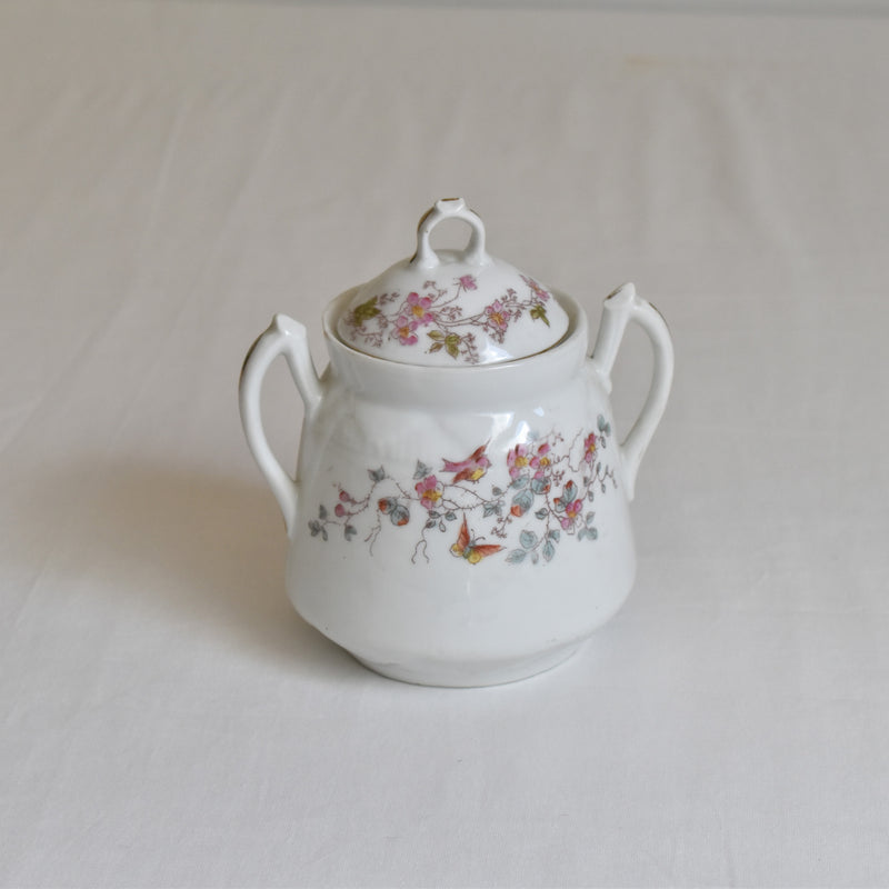 Antique Sugar Bowl, Porcelain (Unidentified Kiln)