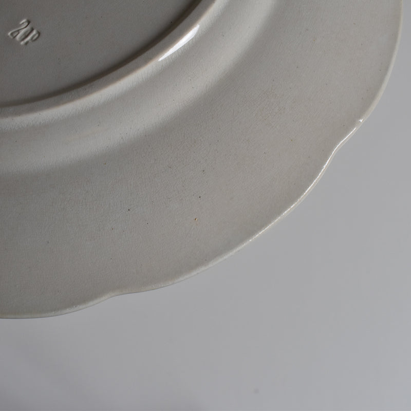 Antique Plate Badonviller Richelieu B