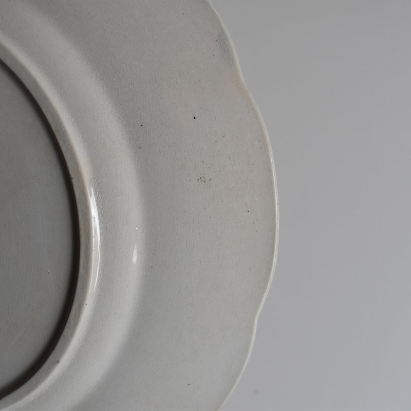 Antique Plate Badonviller Richelieu B