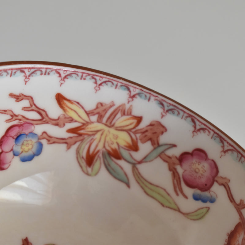 Antique Cup & Saucer: Sarreguemines, Minton 252 D