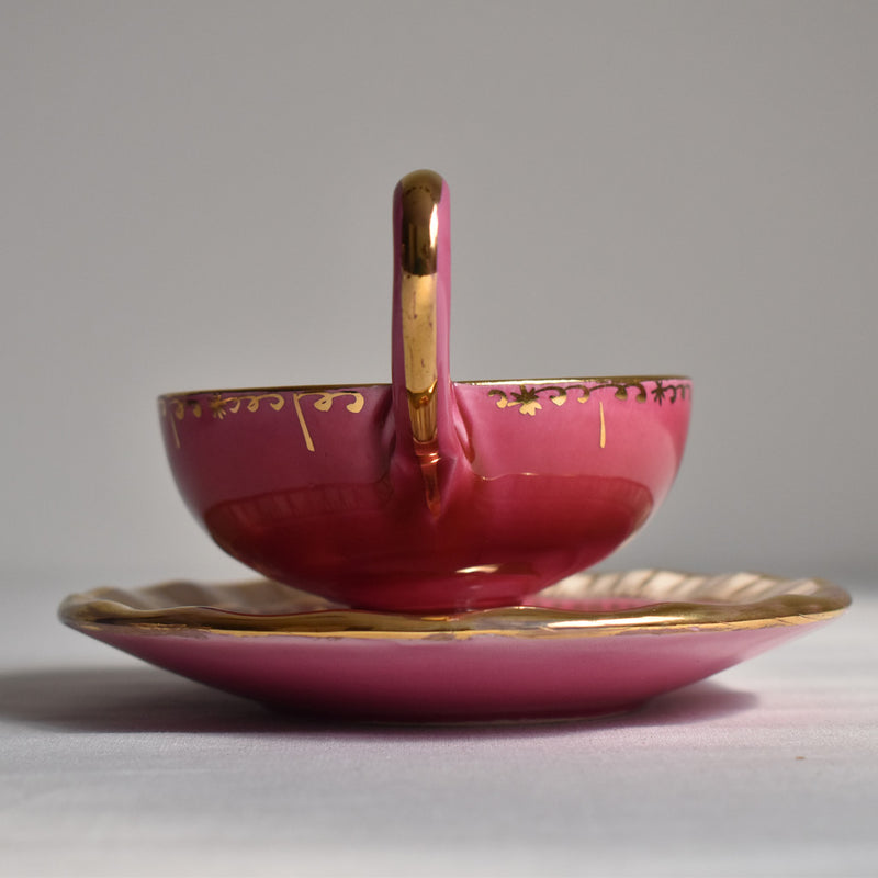 Zika Coffee Cup & Saucer, Pink