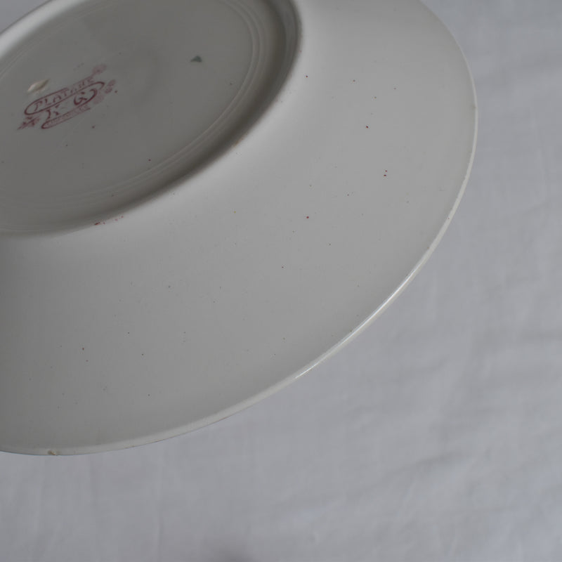 Antique Plate K&G Luneville Platane S