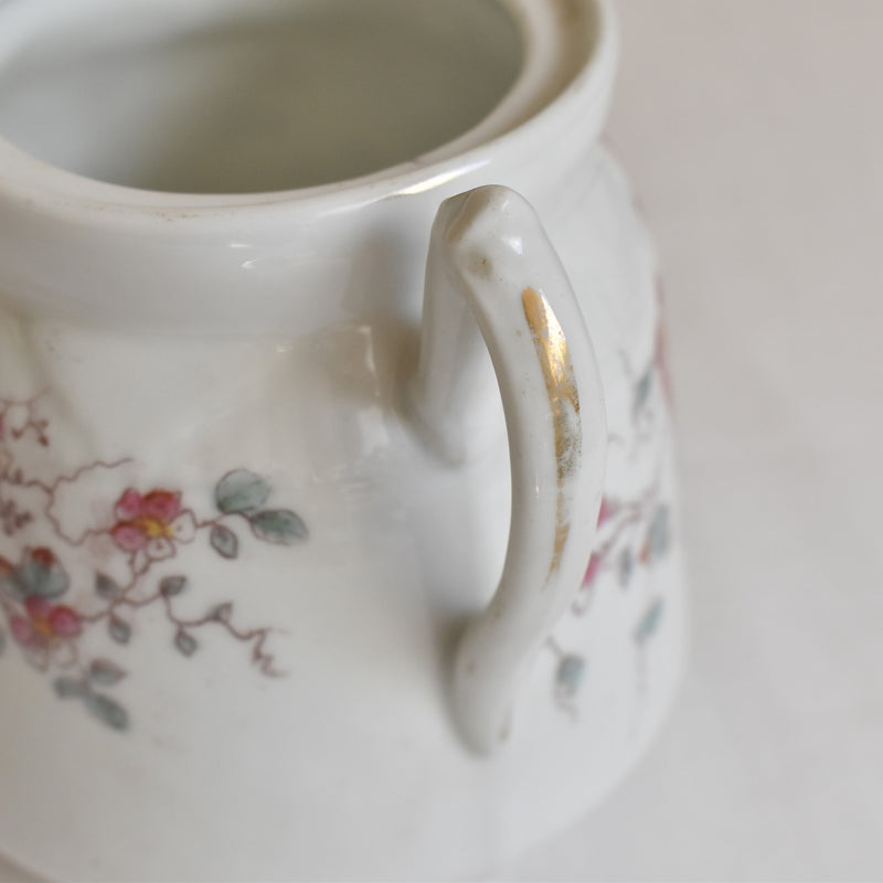 Antique Sugar Bowl, Porcelain (Unidentified Kiln)