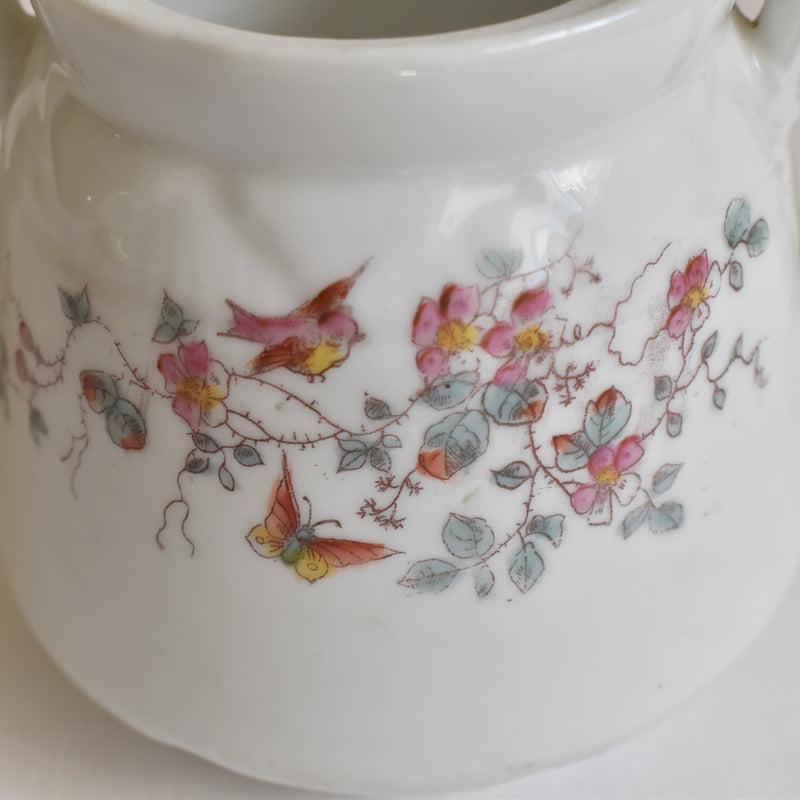 Antique Sugar Bowl, Porcelain (Unidentified Kiln)