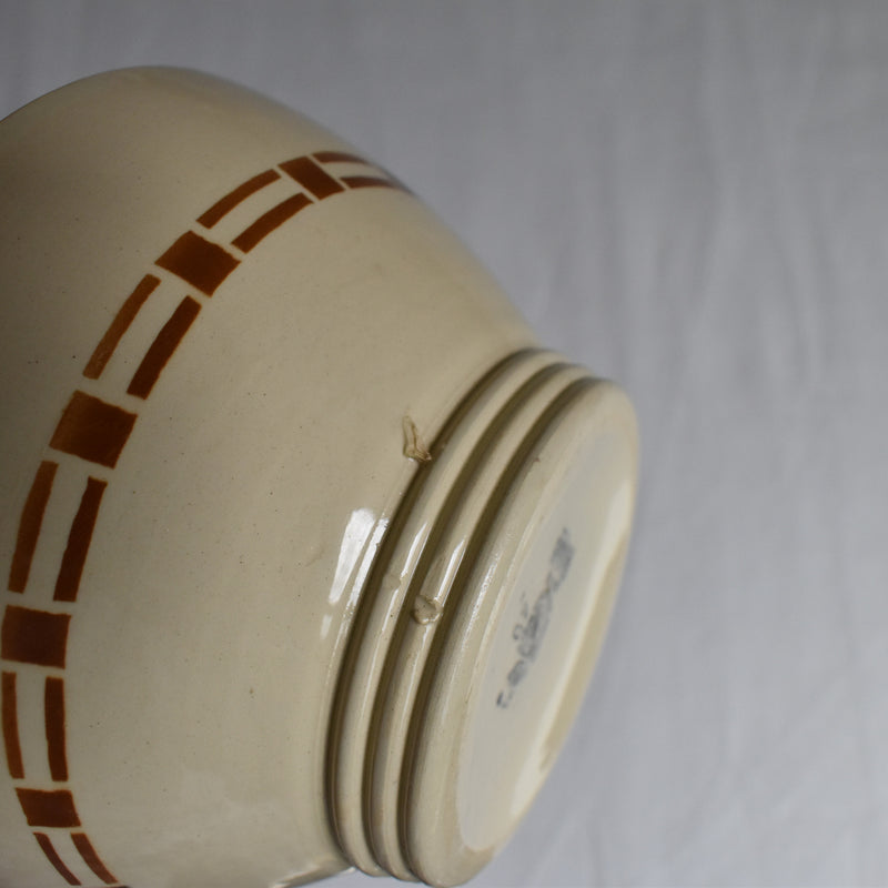 Vintage Café au Lait Bowl Digoin & Sarreguemines 9196