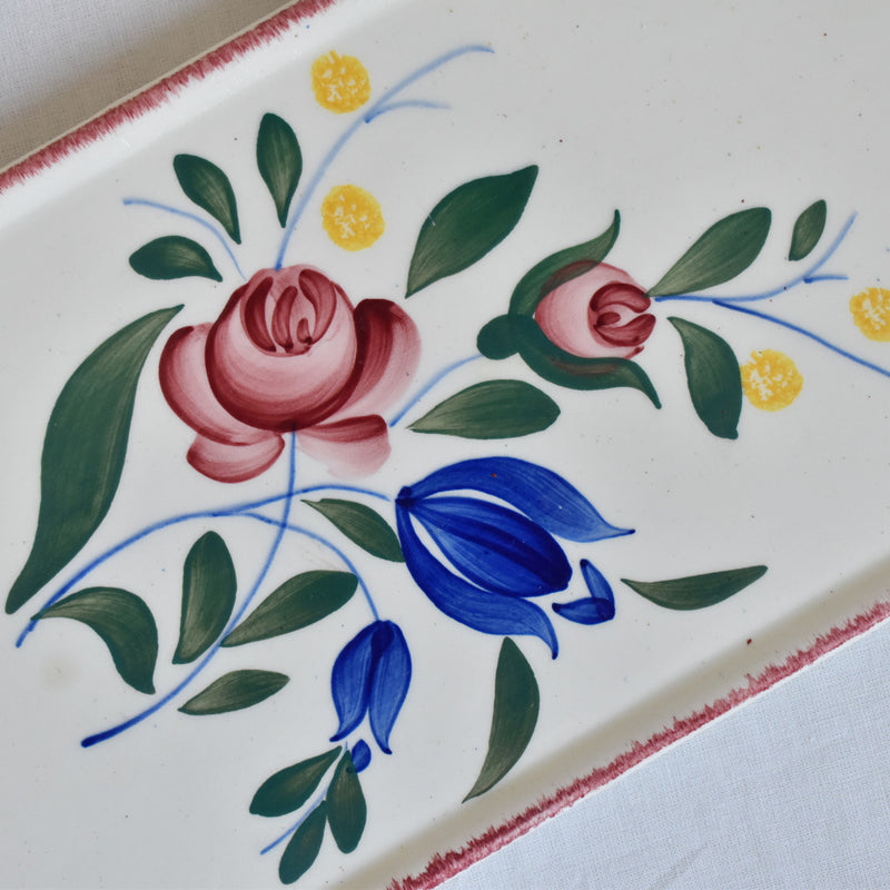 Vintage Cake Plate Luneville Bagatelle