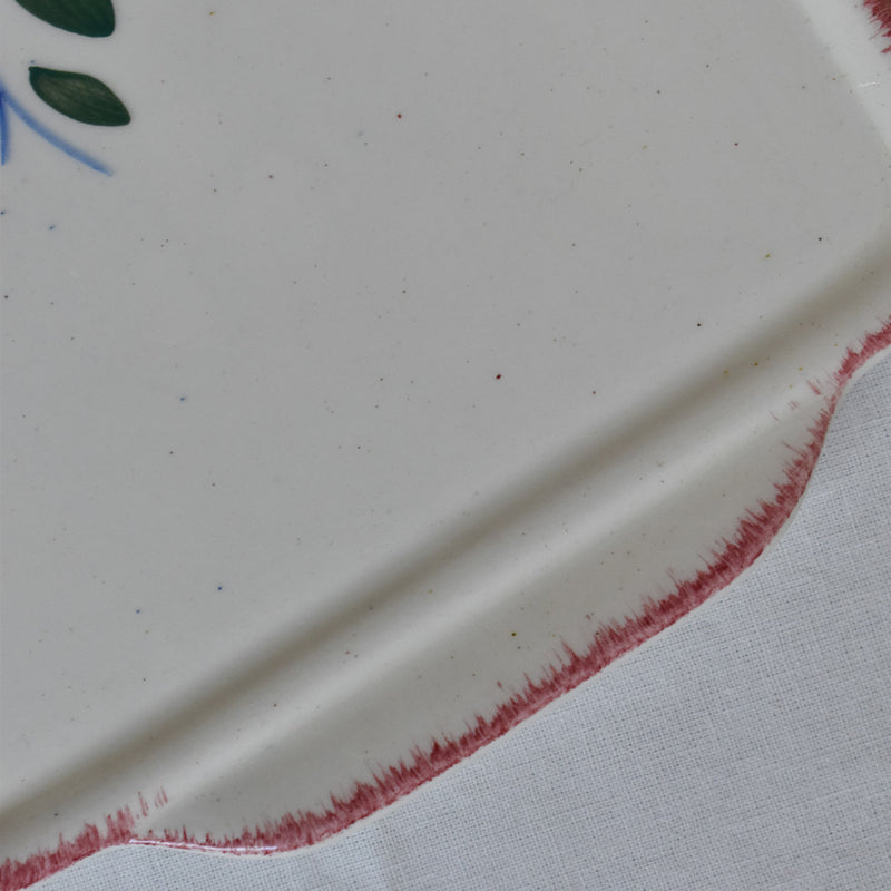 Vintage Cake Plate Luneville Bagatelle