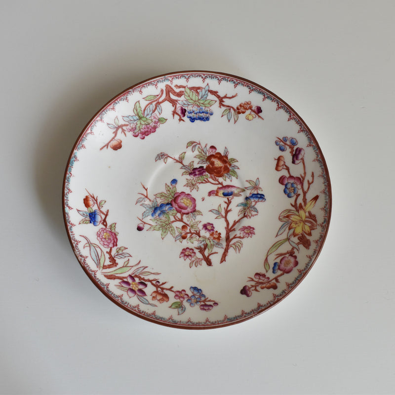 Antique Cup & Saucer Sarreguemines Minton 252 C