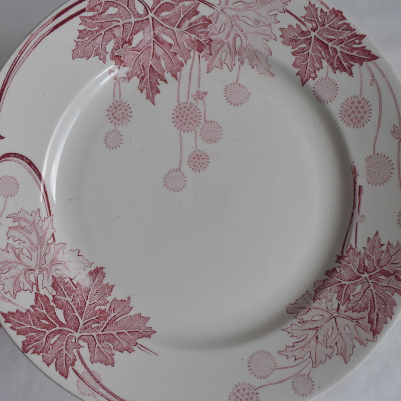 Antique Plate K&G Luneville Platane S