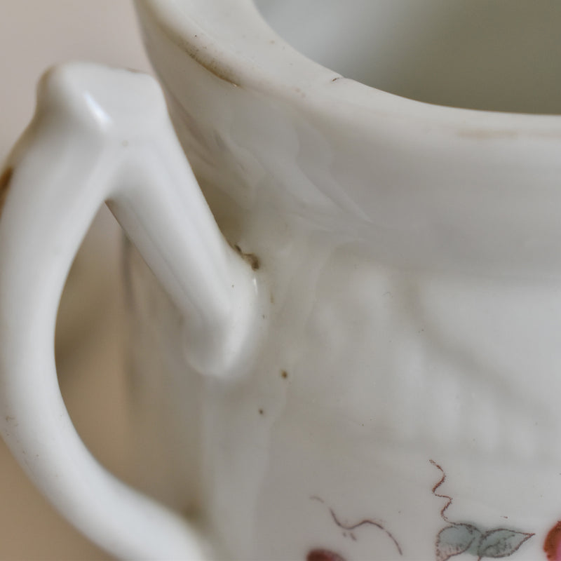 Antique Sugar Bowl, Porcelain (Unidentified Kiln)