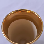 ドラサンヴァル  ヴィンテージ　タンブラー　ライトブルー　金縁