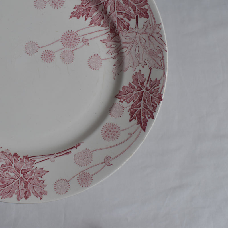 Antique Plate K&G Luneville Platane S