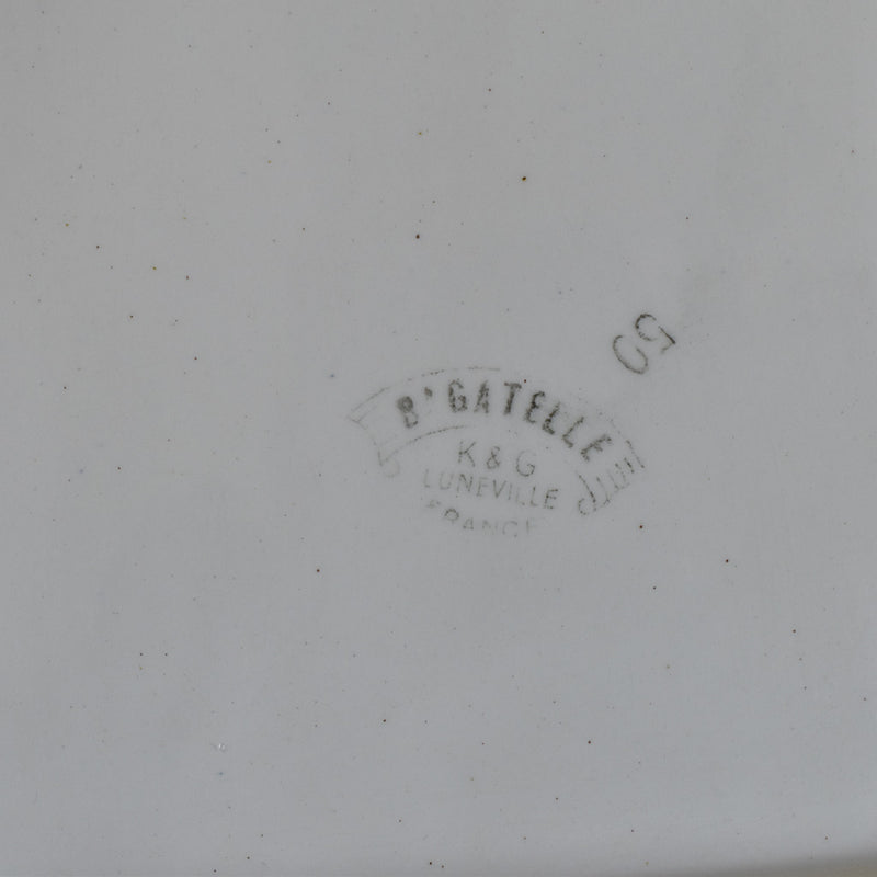 Vintage Cake Plate Luneville Bagatelle