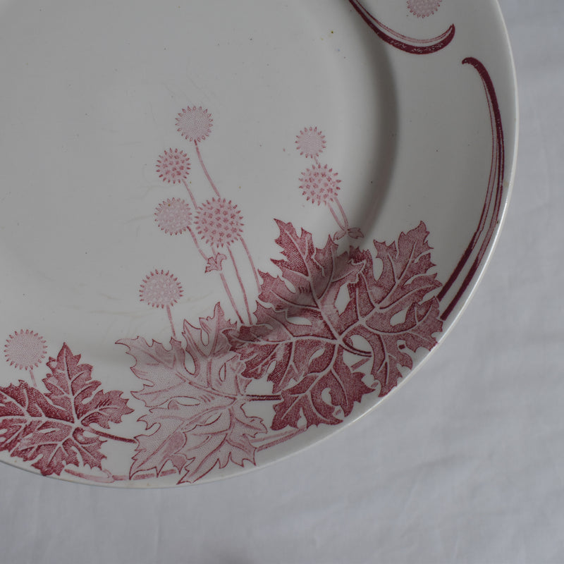 Antique Plate K&G Luneville Platane S
