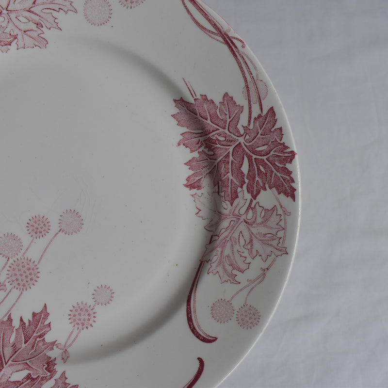 Antique Plate K&G Luneville Platane S
