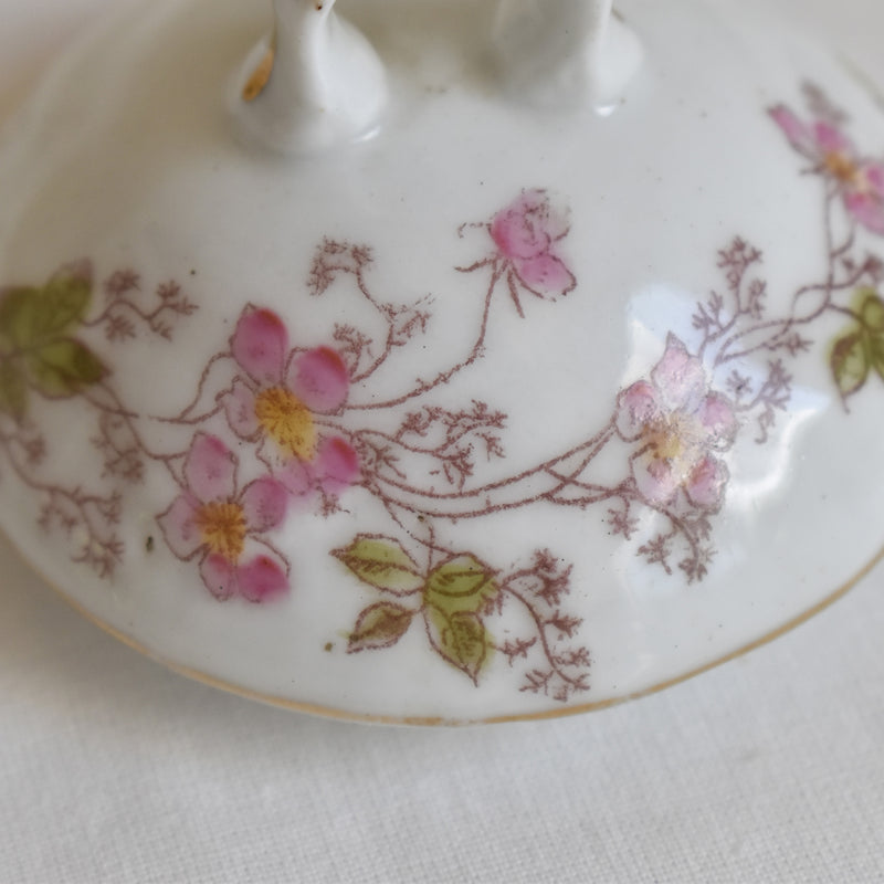 Antique Sugar Bowl, Porcelain (Unidentified Kiln)