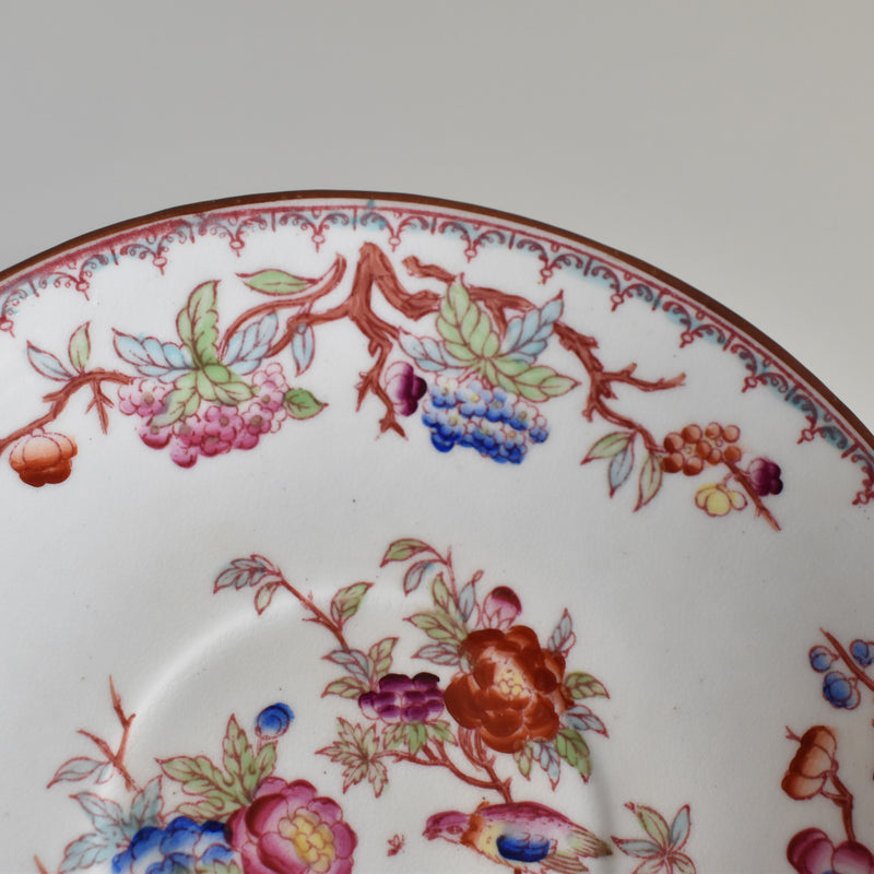 Antique Cup & Saucer Sarreguemines Minton 252 C