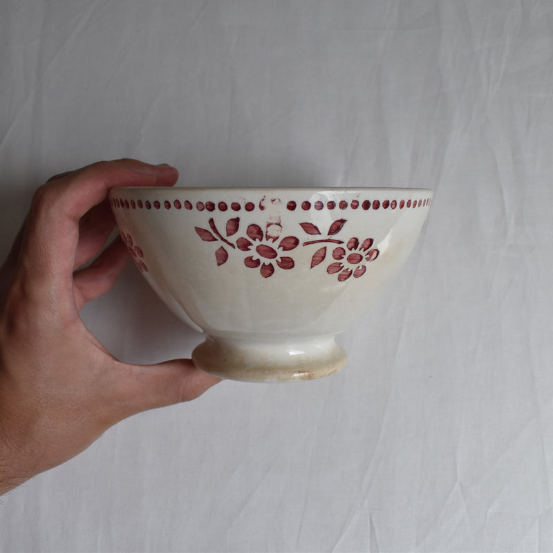 Vintage Digoin & Sarreguemines Cafe au Lait Bowl 9292