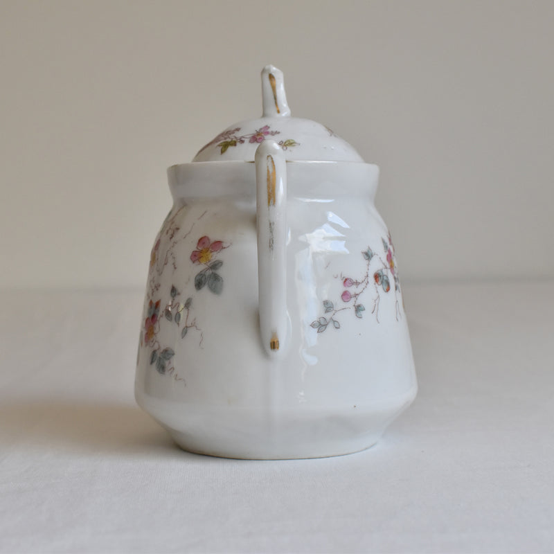 Antique Sugar Bowl, Porcelain (Unidentified Kiln)