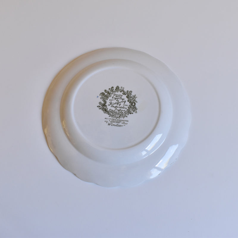 Vintage Dessert Plate Staffordshire Windsor A